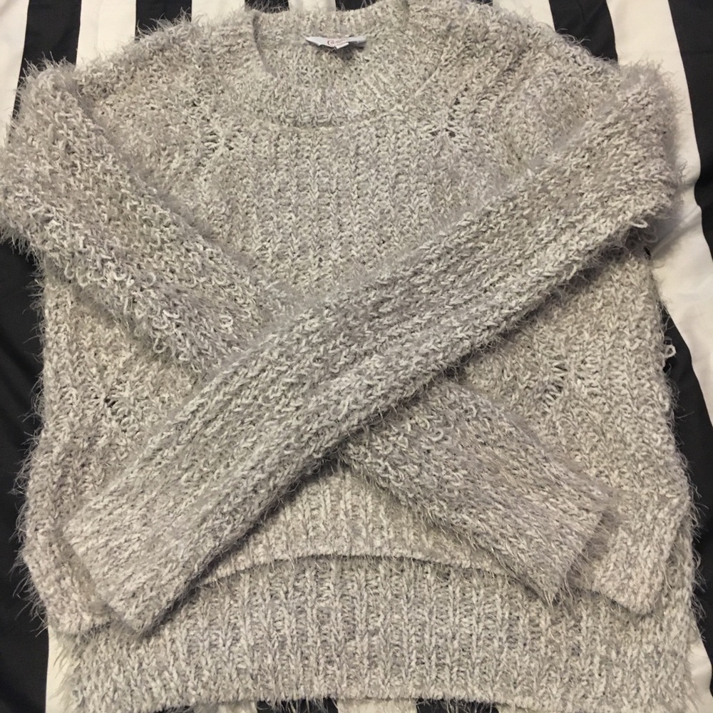 warm and fuzzy sweater